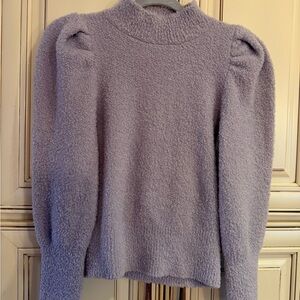 EUC Express Lavender Plush Mock Neck Sweater Size Small!!!